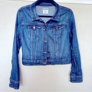 Old Navy Sized M Cropped Denim jacket